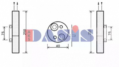AKS DASIS 800673n -  Осушитель, кондиционер